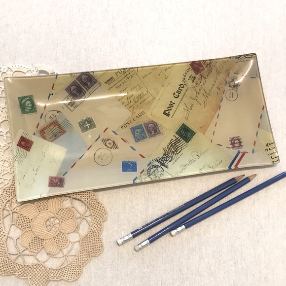 ☀️Postcard Decorative Dish - Picture 1 of 9